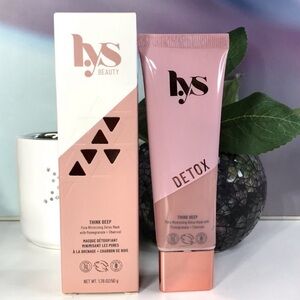 LYS Think Deep Pore Minimizing Detox Mask with Charcoal & Pomegranate 50 ml BNIB